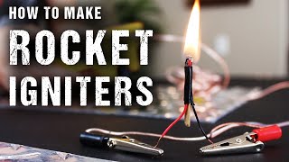 How to Make Rocket Igniters Electric Matches [upl. by Brose]