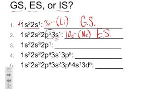 Ground State Excited State or Impossible Electron Configurations [upl. by Aretta666]