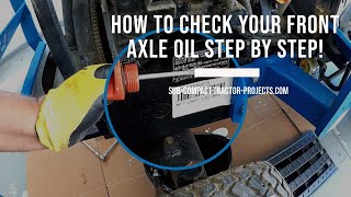 LS MT125  How To Check Front Axle Oil Step by Step [upl. by Nyliret908]