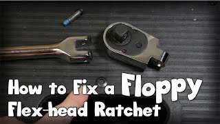 How to Fix a Floppy Flexhead Ratchet Harbor Freight Pittsburgh Pro [upl. by Fiske909]