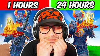 Playing Fortnite for LITERALLY 24 hours… [upl. by Raab]