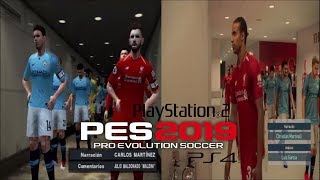 Comparativa PES 2019 PS2 VS PES 2019 PS4 [upl. by Richmal]