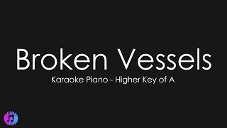 Broken Vessels Amazing Grace  Hillsong Worship  Piano Karaoke Higher Key of A [upl. by Arline]