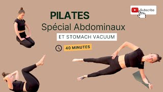 Session de Pilates pour un ventre plat  Renforcement et Exercices du stomach vacuum [upl. by Isyak723]