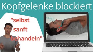 Kopfgelenksblockade sanft repositionieren Kopfgelenkeblockiert [upl. by Fulcher]