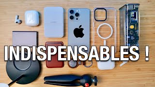 iPhone 15 et 15 Pro  les INDISPENSABLES Accessoires [upl. by Eppesuig866]