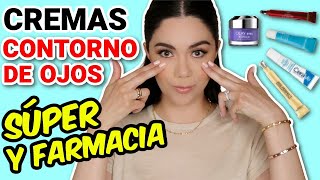 CREMAS PARA CONTORNO DE OJOS DEL SÚPER Y FARMACIA  MARIEBELLE COSMETICS [upl. by Tlihcox]