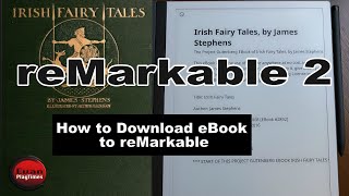 Remarkable 2 How to install the Rocketbook PDF [upl. by Neukam548]