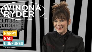 Winona Ryder on BEETLEJUICE BEETLEJUICE STRANGER THINGS Keanu Reeves auditions [upl. by Rafi]