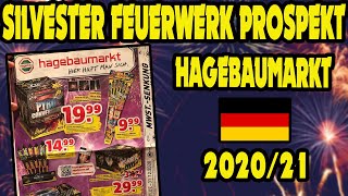 HAGEBAUMARKT FEUERWERK PROSPEKT 202021 [upl. by Ayet]