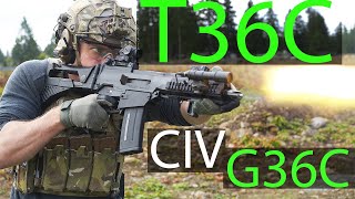 Civillian Legal G36C the T36C from Tommy Built [upl. by Atniuqal794]