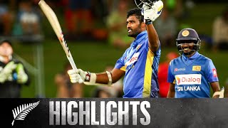 Thisara Perera 140 off 74 13 Sixes  INNINGS HIGHLIGHTS  BLACKCAPS v Sri Lanka  2nd ODI 2019 [upl. by Nerra573]