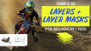 GIMP Layers and Layer Masks Explained  InDepth GIMP Basics Tutorial [upl. by Aicertal]