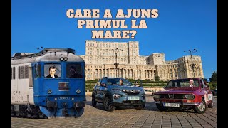 Cine a ajuns primul la mare Dacia Spring Dacia 1300 sau trenul [upl. by Neltiak]