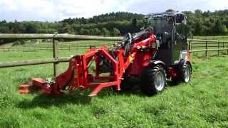 Weidemann – Hoftrac® 1280 mit Zaunmäher [upl. by Carlynn]