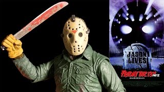 NECA Friday the 13th Part 6 Ultimate Jason Voorhees Action Figure Review [upl. by Arek949]