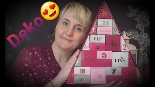 Unboxing Deko Adventskalender von Weltbild😍 [upl. by Gardal]