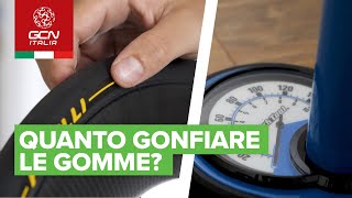 Come scegliere la pressione degli pneumatici  manutenzione base per bici da corsa [upl. by Mallen]