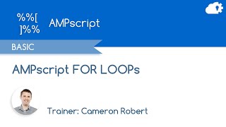 AMPscript FOR LOOP  Salesforce Marketing Cloud Functions in 5 minutes [upl. by Enohsal]