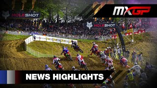 News Highlights  MXGP of France 2023 MXGP Motocross [upl. by Ynoyrb]