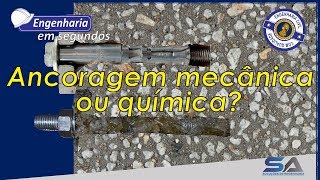 Ancoragem mecânica ou química [upl. by Inaniel468]