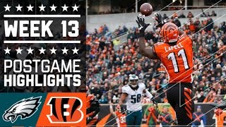 Eagles vs Bengals  NFL Week 13 Game Highlights [upl. by Eisserc]