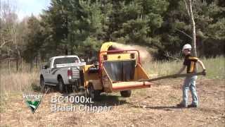 Brush Chipper  BC1000XL Gas Engine  Video 1  Vermeer Tree Care Equipment [upl. by Kenon]