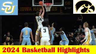 Southern vs Iowa Basketball Game Highlights 11 7 2024 [upl. by Henrique]