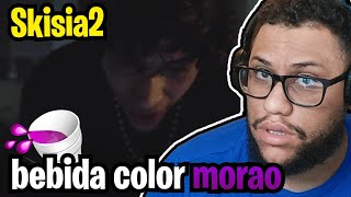 Reaccion A Skisia2  bebida color morao freestyle [upl. by Marie-Ann]