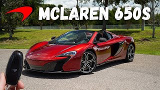 The McLaren 650S Spider is a STEAL in 2022  REVIEW [upl. by Jeaz]