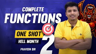 FUNCTIONS ONE SHOT PART 2  PARVEEN SIR  HELL MONTH  NDA 2 2023 [upl. by Eidaj]