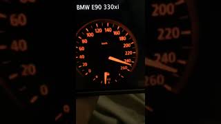 BMW E90 330 top speed 260 kmh [upl. by Acceb]