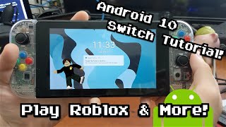 Turn Your Switch into An Android Tablet 1410 TUTORIAL  Roblox Dolphin and more [upl. by Eniloj475]