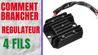 🔧 COMMENT BRANCHER REGULATEUR DE TENSION 4 FILS 🔵 [upl. by Rea]