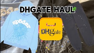 IS DHGATE TAKING OVER DHGATE SP5DER HOODIE REVIEW [upl. by Heather463]