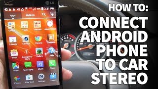 How to Connect Android Phone to Car Stereo and Listen to Music on Aux Input [upl. by Jaquelyn397]