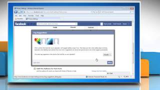 Facebook How to turn off Tag Suggestions [upl. by Ssilb]