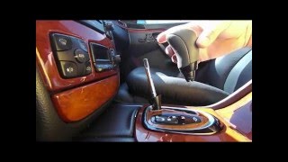 How to remove the gear selector shifter knob on any MercedesBenz [upl. by Nosnah368]