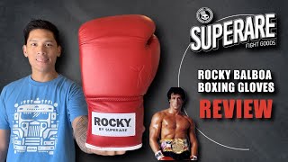 Superare X Rocky Boxing Gloves REVIEW GLOVES FROM THE ROCKY FILM FRANCHISE [upl. by Salchunas]