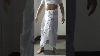 Belt Dhoti Tutorial बेल्ट वाली धोती [upl. by Irrep]