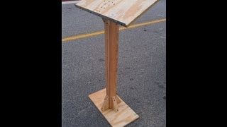 How to Build a PodiumLectern for under 20 [upl. by Niassuh]