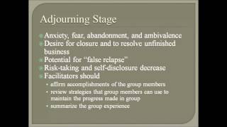 Stages of Group Counseling [upl. by Atal]