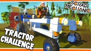 Scrap Mechanic  TRACTOR CHALLENGE Vs AshDubh  21  Gameplay [upl. by Peppard911]