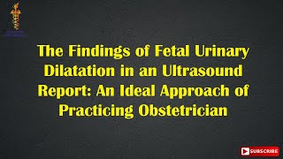 Fetal renal pelviectasis in tamil Dr Vandana Chennai Gynaec Talks [upl. by Enala]