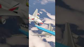 Emirates Air Bus A380 Crash Mid Air Historically today GTAVgtav airplane crashed airbus [upl. by Waylin]