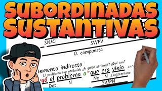 📚 ORACIÓN SUBORDINADA SUSTANTIVA  Análisis sintáctico [upl. by Airolg]