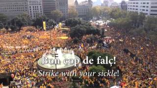 National Anthem of Catalonia A CAPPELLA English subtitiles [upl. by Kealey]