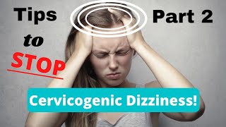 Tips For Cervicogenic Dizziness Relief Best 3 Exercises [upl. by Twila472]