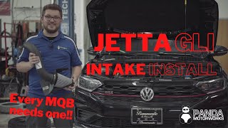 Jetta GLI Cold Air Intake Install AFE Magnum Force HowTo [upl. by Imelda]