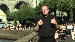 Fr Barron visits Lourdes Mary the Immaculate Conception [upl. by Enened]